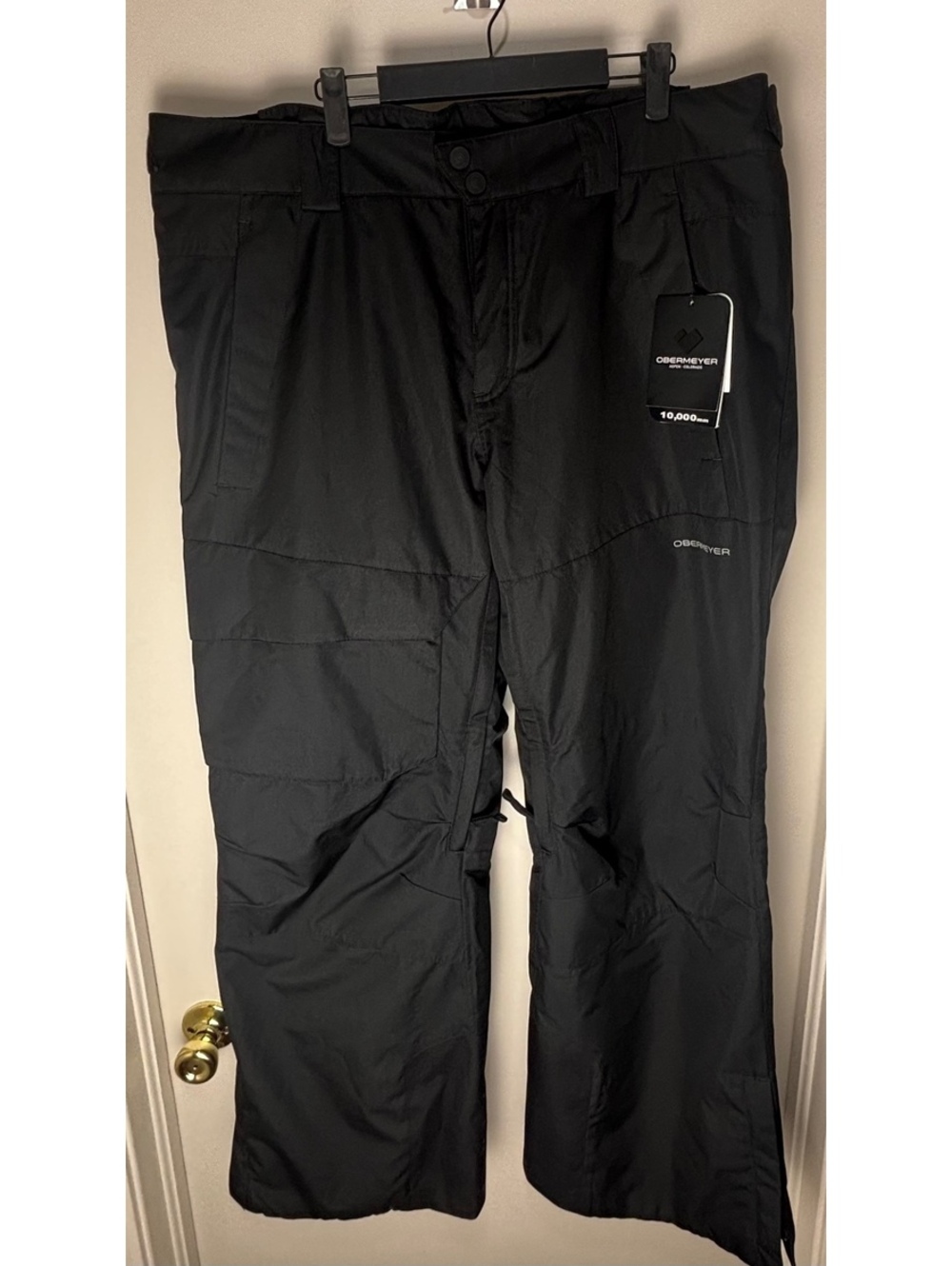 Obermeyer Orion Mens 2XL Black Insulated Ski Snow Pants NWT 10000mm